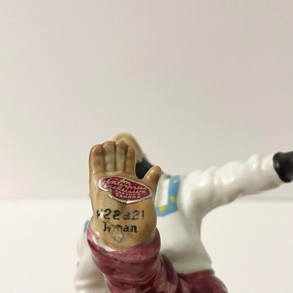 Vtg Enterprise Curling Stone Sport Chimp Chimpanzee Monkey Japan Figurine Chips - Picture 15 of 16